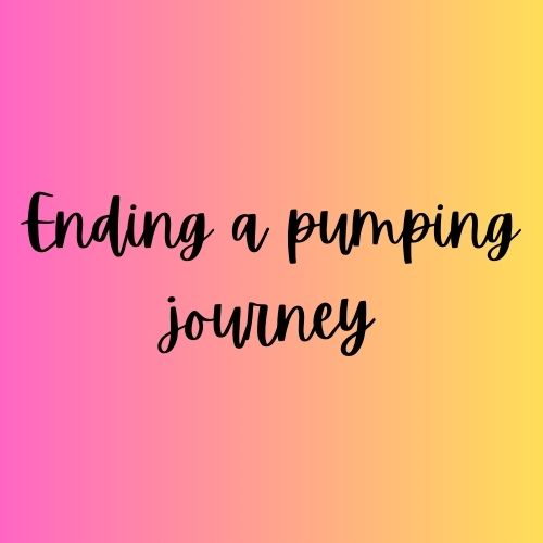 Last day of pumping. What an emotional&nbsp;moment.